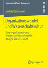 Buchcover Organisationswandel und Wissenschaftskultur
