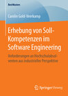 Buchcover Erhebung von Soll-Kompetenzen im Software Engineering