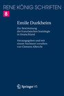 Buchcover Emile Durkheim
