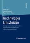 Buchcover Nachhaltiges Entscheiden