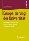 Buchcover Europäisierung der Universität
