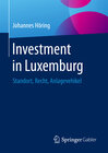 Buchcover Investment in Luxemburg
