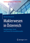Buchcover Maklerwesen in Österreich