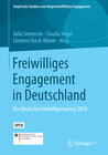 Buchcover Freiwilliges Engagement in Deutschland