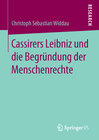 Buchcover Cassirers Leibniz und die Begründung der Menschenrechte
