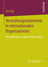 Buchcover Verwaltungsautonomie in internationalen Organisationen