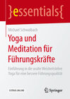 Buchcover Yoga und Meditation für Führungskräfte