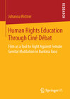 Buchcover Human Rights Education Through Ciné Débat
