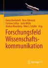 Buchcover Forschungsfeld Wissenschaftskommunikation