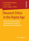 Buchcover Research Ethics in the Digital Age