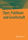 Buchcover Oper, Publikum und Gesellschaft