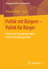 Buchcover Politik mit Bürgern - Politik für Bürger