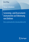 Buchcover Screening- und Assessmentinstrumente zur Erkennung von Delirien