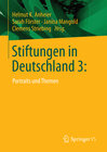 Buchcover Stiftungen in Deutschland 3: