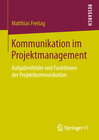 Buchcover Kommunikation im Projektmanagement