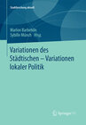 Buchcover Variationen des Städtischen – Variationen lokaler Politik