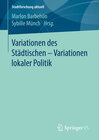 Buchcover Variationen des Städtischen – Variationen lokaler Politik