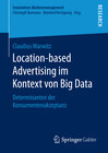 Buchcover Location-based Advertising im Kontext von Big Data