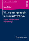 Buchcover Wissensmanagement in Familienunternehmen