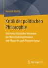 Buchcover Kritik der politischen Philosophie