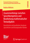 Buchcover Zusammenhänge zwischen Sprachkompetenz und Bearbeitung mathematischer Textaufgaben