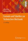 Buchcover Formeln und Tabellen zur Technischen Mechanik