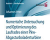 Buchcover Numerische Untersuchung und Optimierung des Laufrades einer Pkw-Abgasturboladerturbine
