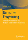 Buchcover Normative Entgrenzung