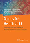 Buchcover Games for Health 2014