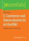 Buchcover E-Commerce und Datenschutzrecht im Konflikt