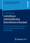 Buchcover Controlling in mittelständischen Unternehmen in Russland