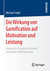 Buchcover Die Wirkung von Gamification auf Motivation und Leistung