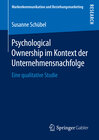 Buchcover Psychological Ownership im Kontext der Unternehmensnachfolge