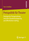 Buchcover Preispolitik für Theater
