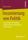 Buchcover Inszenierung von Politik