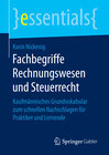 Buchcover Fachbegriffe Rechnungswesen und Steuerrecht