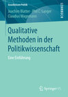 Buchcover Qualitative Methoden in der Politikwissenschaft