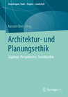Buchcover Architektur- und Planungsethik