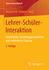 Buchcover Lehrer-Schüler-Interaktion