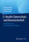 Buchcover E-Health: Datenschutz und Datensicherheit