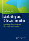 Buchcover Marketing und Sales Automation
