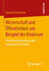 Buchcover Wissenschaft und Öffentlichkeit am Beispiel der Kinderuni