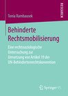 Buchcover Behinderte Rechtsmobilisierung