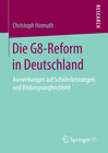 Buchcover Die G8-Reform in Deutschland