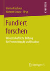 Buchcover Fundiert forschen