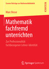 Buchcover Mathematik fachfremd unterrichten