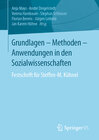 Buchcover Grundlagen - Methoden - Anwendungen in den Sozialwissenschaften