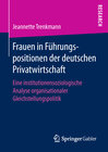 Buchcover Frauen in Führungspositionen der deutschen Privatwirtschaft