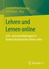 Buchcover Lehren und Lernen online