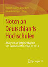 Buchcover Noten an Deutschlands Hochschulen